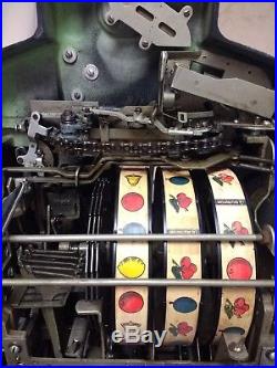 Vintage Slot Machine, Antique Slot Machine, Jennings Slot Machine, Silver Moon