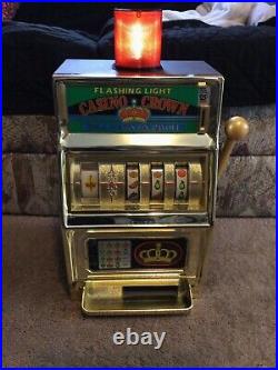 Vintage Waco Casino Crown Flashing Light Slot Machine