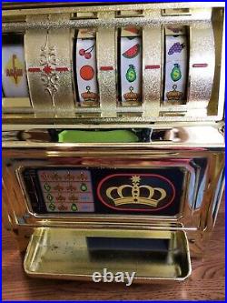 Vintage Waco Casino Crown Flashing Light Slot Machine