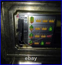 Vintage Waco Casino Crown Novelty Slot Machine Game Spins As Is