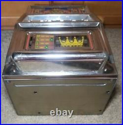 Vintage Waco Casino Crown Slot Machine 16 Works! Antique