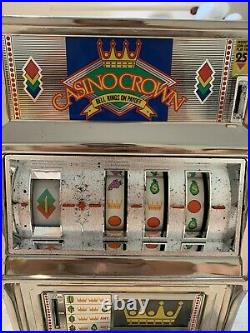 Vintage Waco Casino Crown Slot Machine 6998 Japan Tested Works Read Description