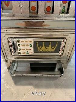 Vintage Waco Casino Crown Slot Machine 6998 Japan Tested Works Read Description