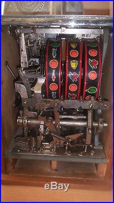 Vintage Watling 25c Rol-A-Top reproduction Slot Machine coin operated