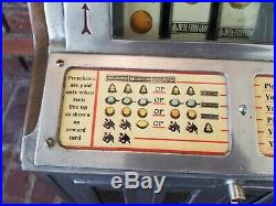 Vintage Watling Slot Machine 5 cent / Nickel, Very Nice Working