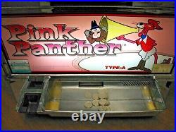 Vintage Yamasa Pink Panther Y-4-10 Table Top Slot Machine Works READ Descript