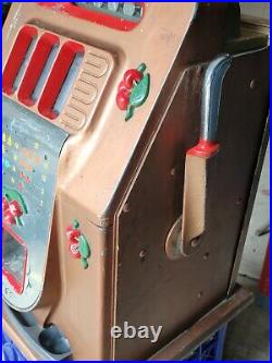 Vintage mills blackcherry 5 cent slot machine. Serviced 2 weeks ago
