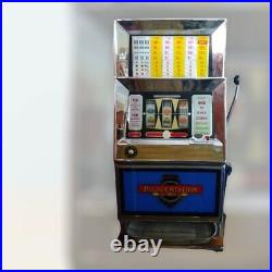 Vintage nickel 3 reel palace station slot machine