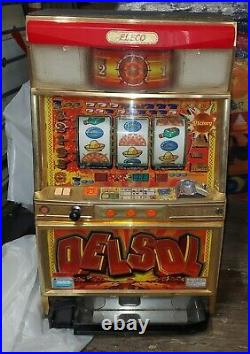 Vtg Waco Casino Crown Novelty Slot Machine 25 Cent Coin Read