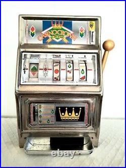 Waco Casino Crown 25 Cent Slot Machine Vintage Novelty Tabletop