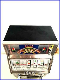 Waco Casino Crown 25 Cent Slot Machine Vintage Novelty Tabletop