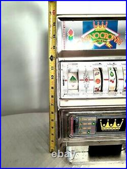 Waco Casino Crown 25 Cent Slot Machine Vintage Novelty Tabletop