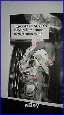 Watling 1930's Slot Machine Mechanical ONLY PARTS OR REPAIR