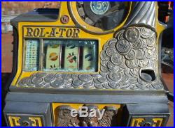 Watling 1935 Rol A Tor 5 Cent Vending Slot Machine Pre Rol A Top Very Rare