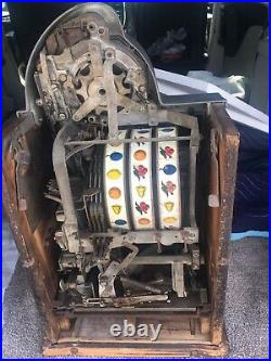 Watling 5 Cent antique slot machines Project Unrestored Plays and Pays