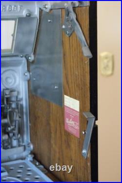 Watling Bird Of Paradise Antique Slot Machine 5 Cent Rol-A-Top