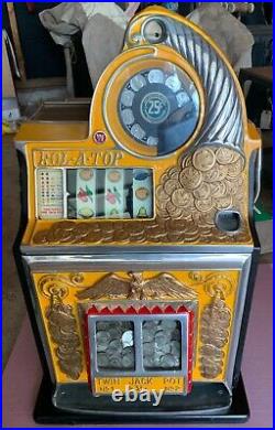 Watling Coin Front Rol-A-Top Slot Machine 25 Cent