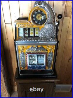 Watling Dime Rol O Top Slot Machine Twin Front Jackpot In Mint Condition