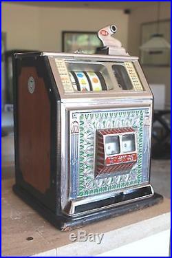 Watling Double Jackpot Blue Seal 10 Cent Slot Machine (Must Read) Antique