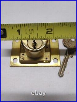 Watling Penny Scale Slot Machine Factory Lock & Key Yale Trade Stimulator Rare