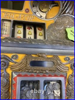 Watling Rare 1936. 25 Cent Rol-A-Top Double Jack Pot Serviced, From Los Vegas NV