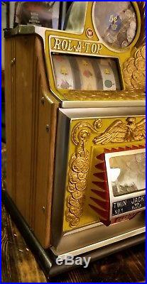Watling Rol-A-Top Slot Machine Twin Jackpot- Missing Internals