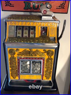 Watling Slot Machine Nickel Treasury Mint Condition! Rare